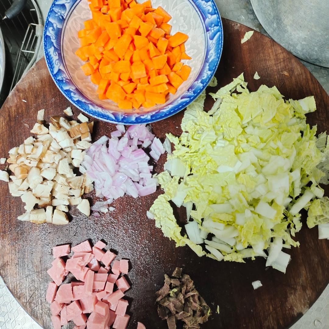 空气炸锅马苏里拉奶酪番茄鸡肉焗饭