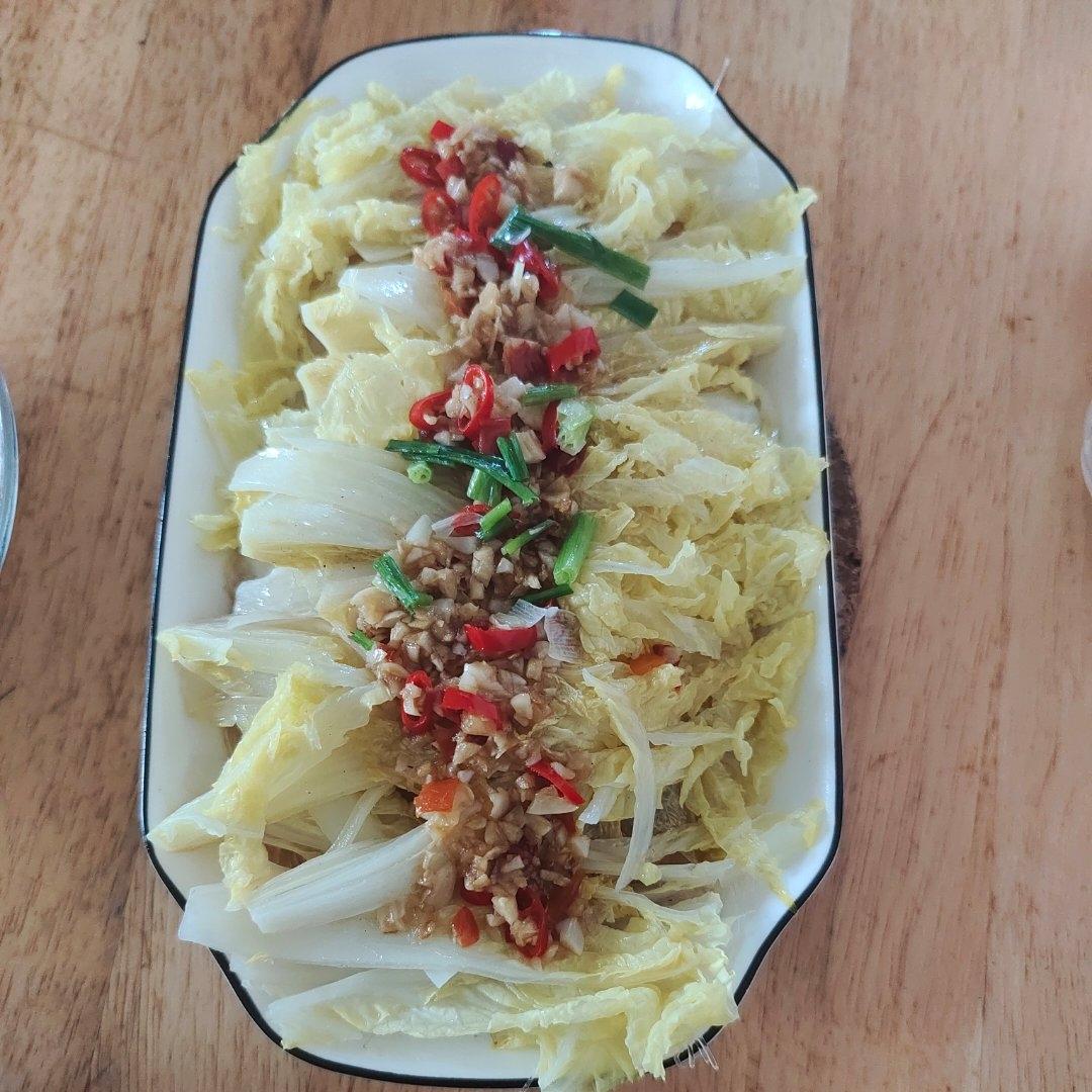 蒜蓉粉丝蒸娃娃菜