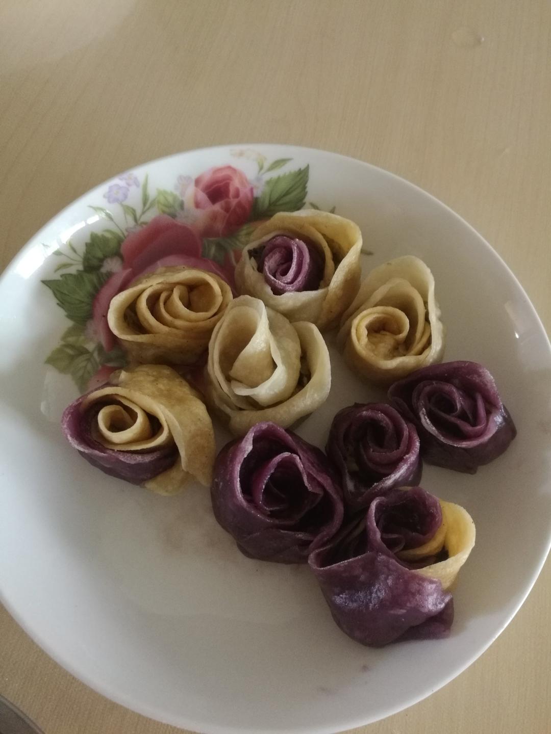 玫瑰花饺子