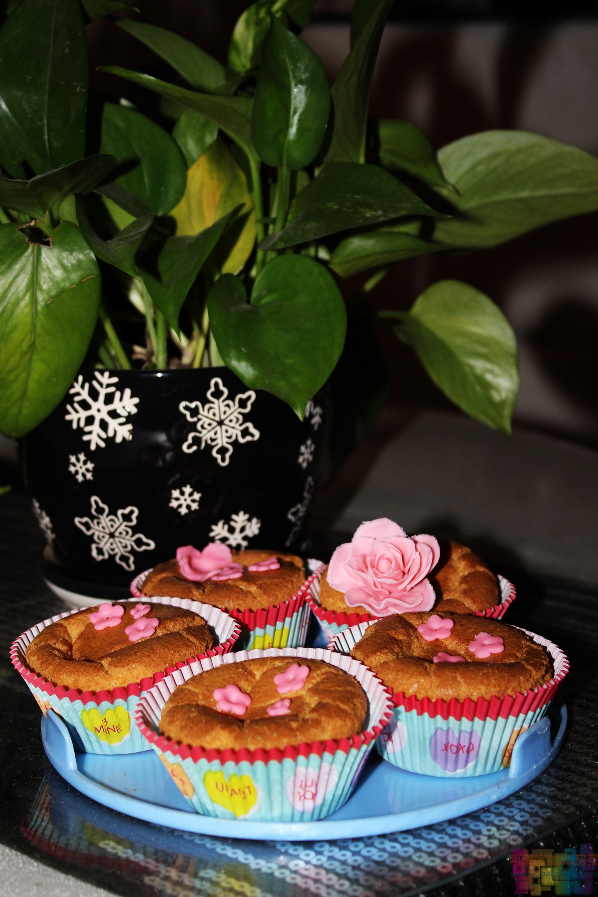 巧克力翻糖纸杯蛋糕cupcake