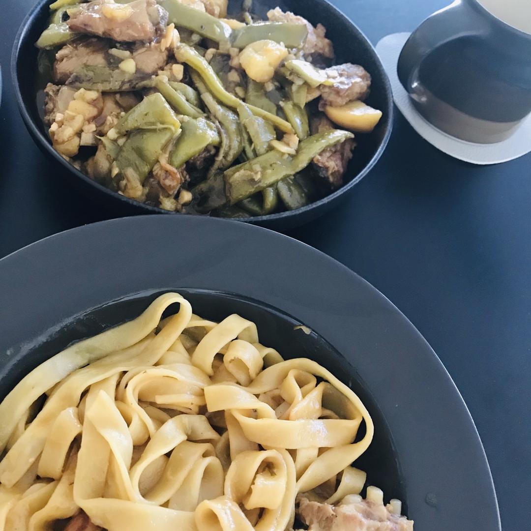 豆角焖面