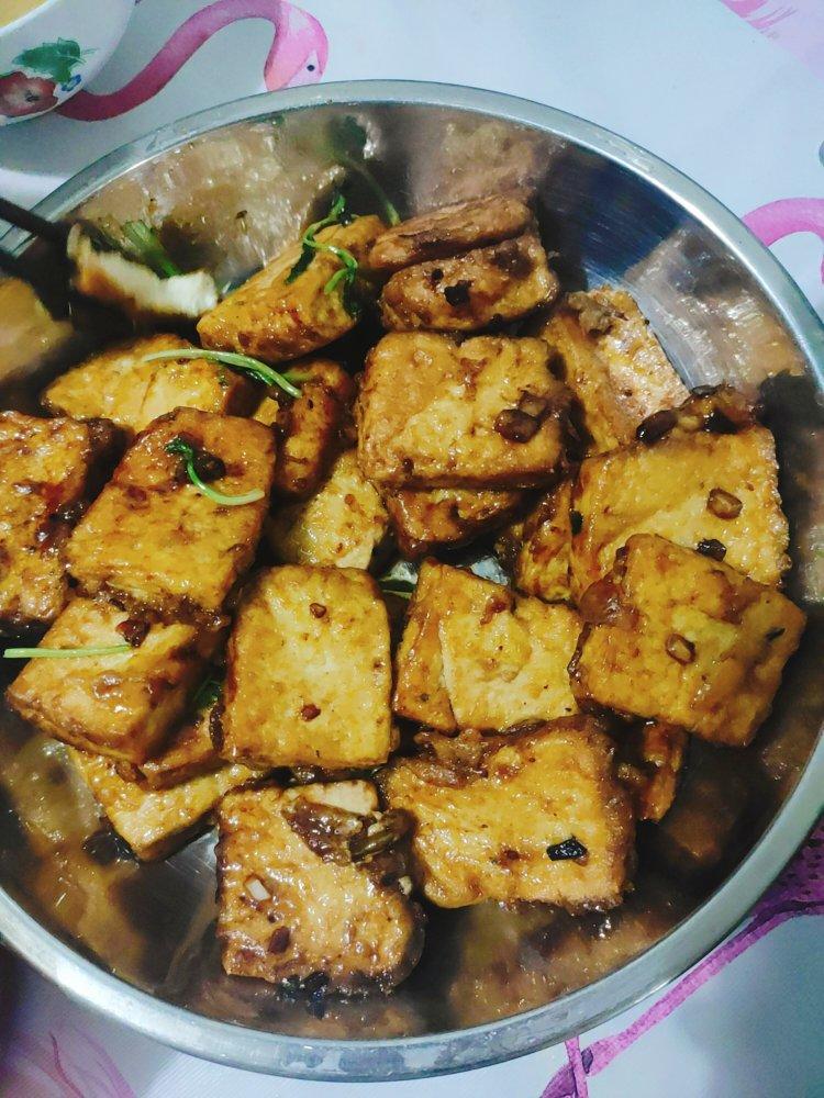 无敌好吃的香煎豆腐