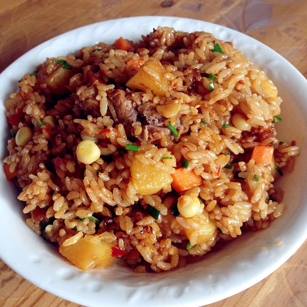 土豆焖饭（电饭锅版）