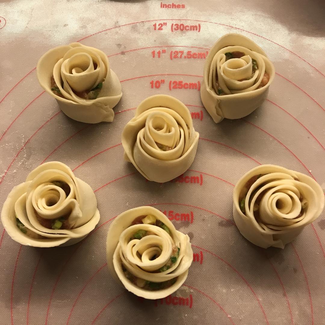 玫瑰花饺子
