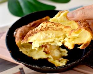 低卡肉桂苹果荷兰松饼🥞网红brunch的做法 步骤8