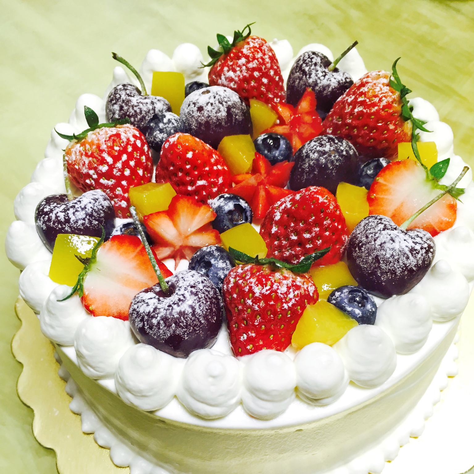 4hong做的7寸戚风蛋糕体