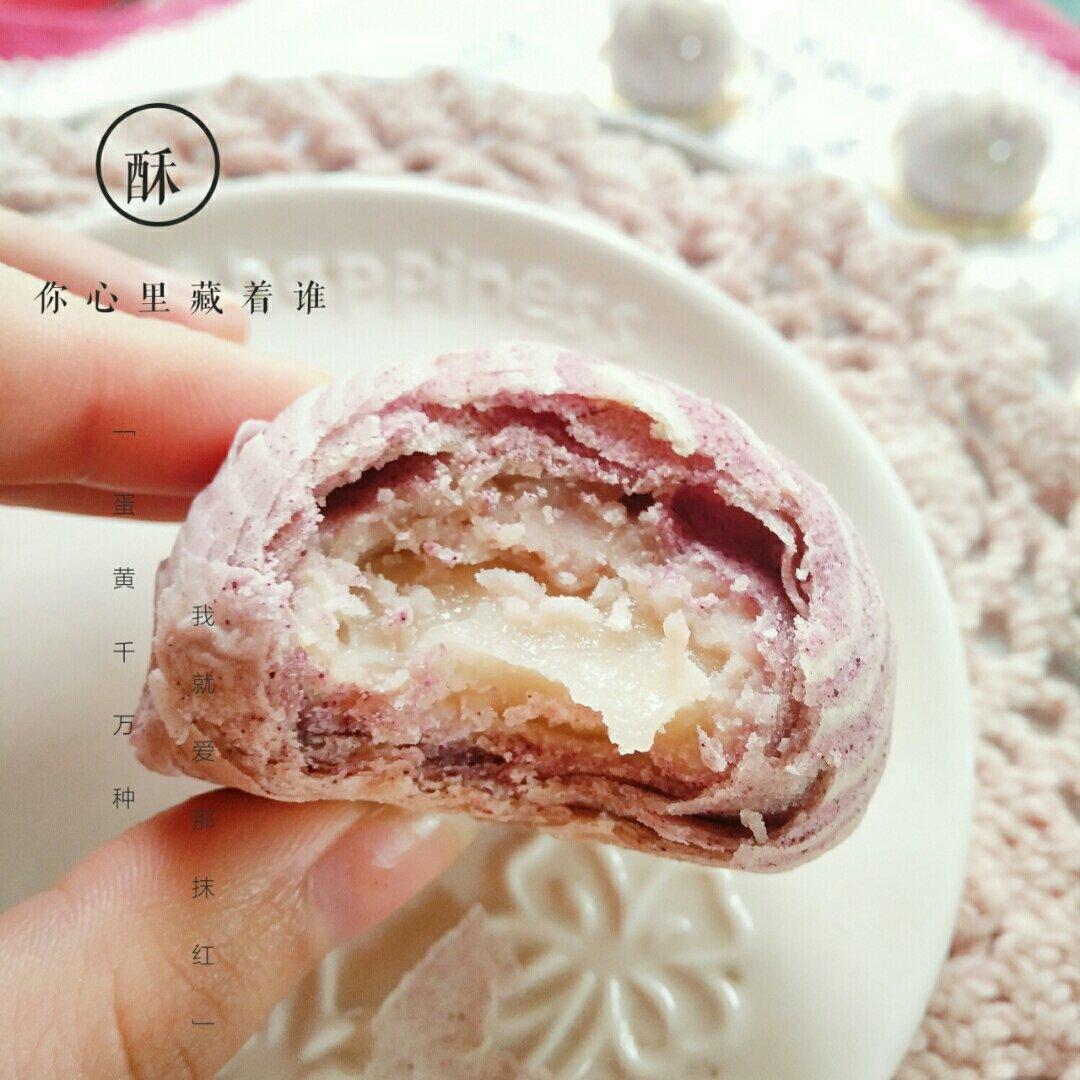 麻薯香芋酥/台湾大甲芋头酥(无猪油完美复刻2015.10修订各种抹茶酥、绿茶酥、蛋黄酥、紫薯酥通用哟）