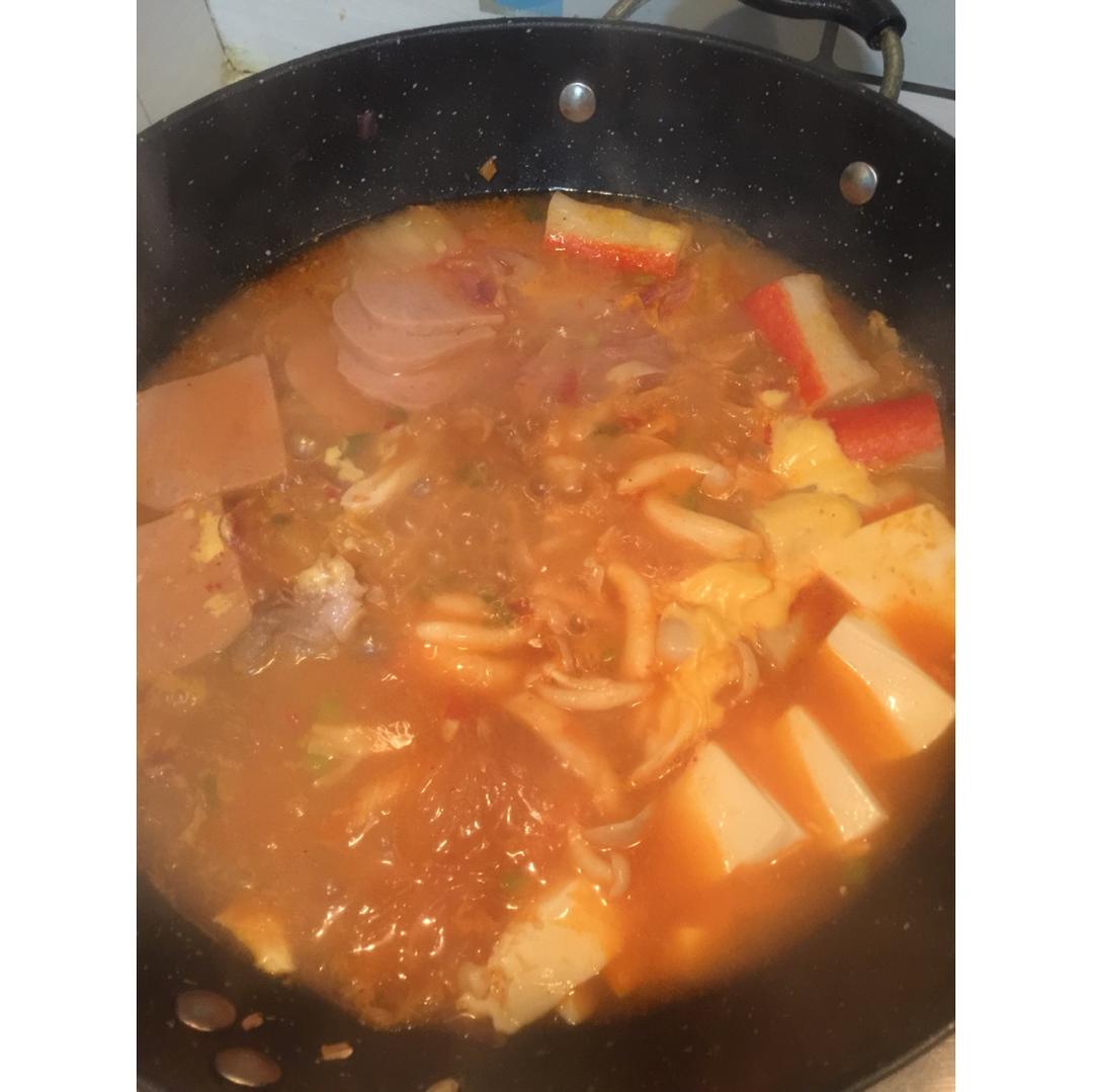 韩式芝士部队锅