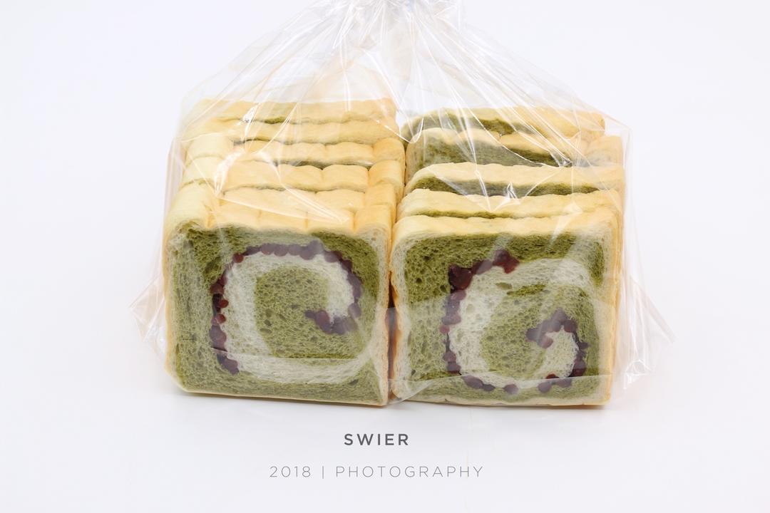 抹茶蜜豆吐司