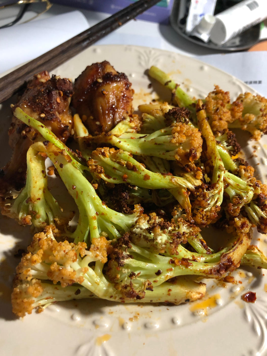 空气炸锅花椰菜