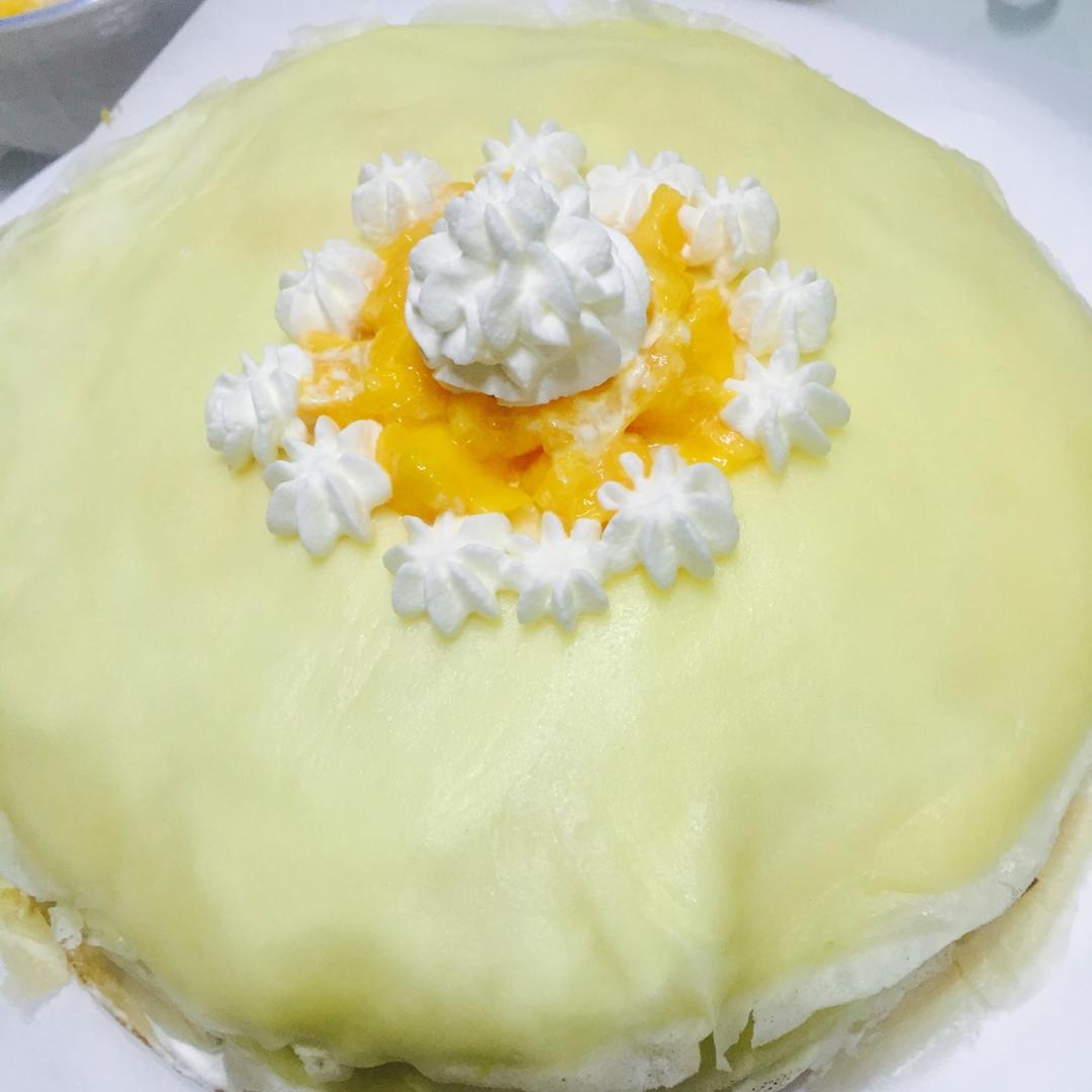 零基础做芒果千层蛋糕（8寸）
