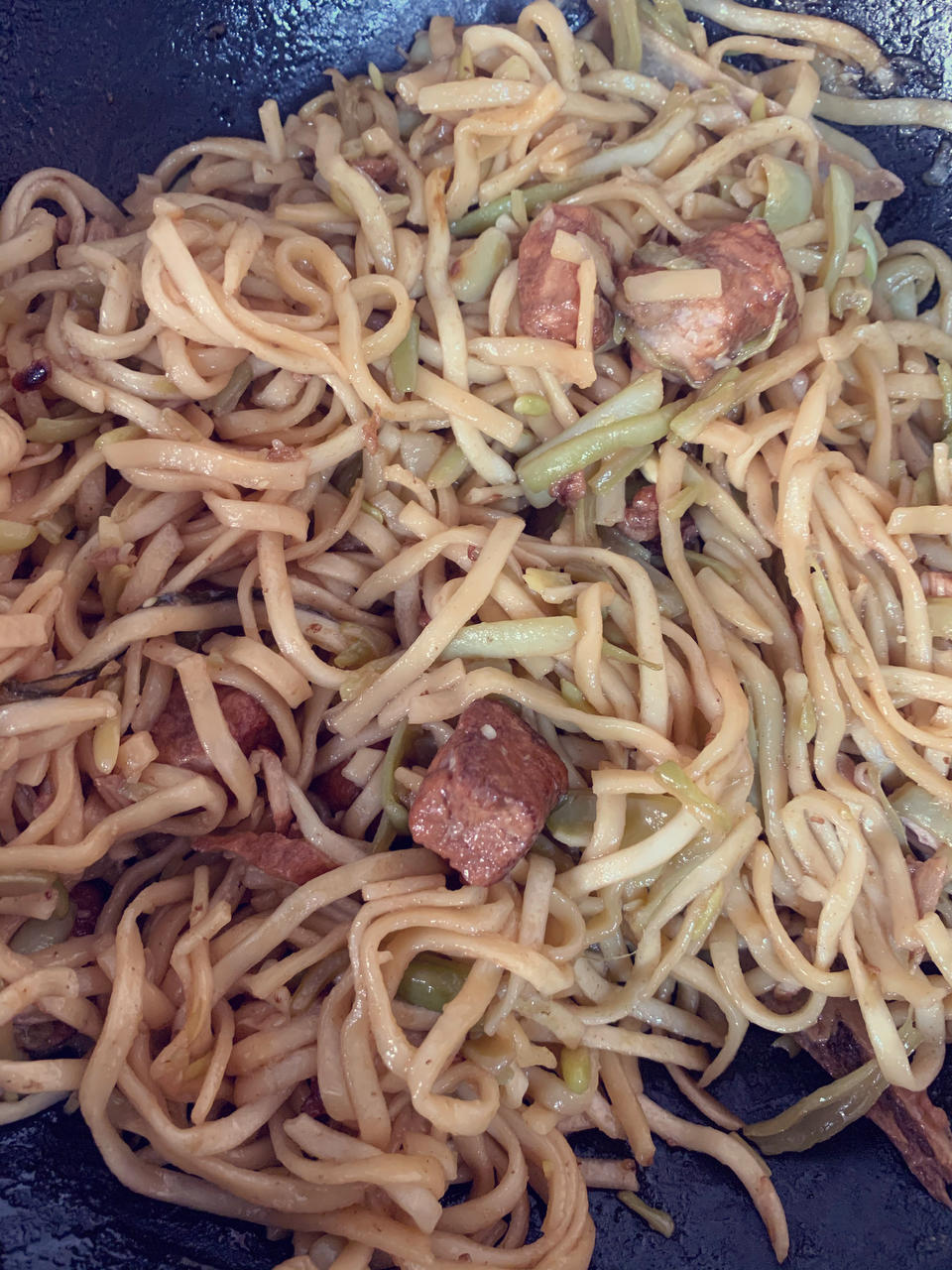 豆角焖面