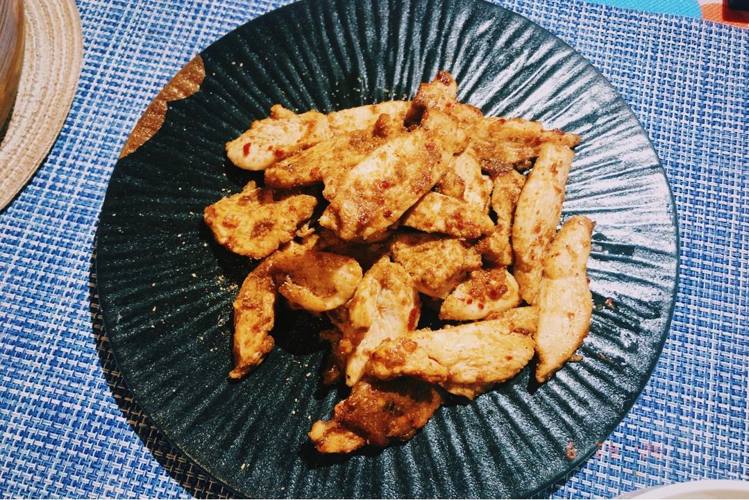 孜然鸡胸肉，低脂低卡好吃无压力。