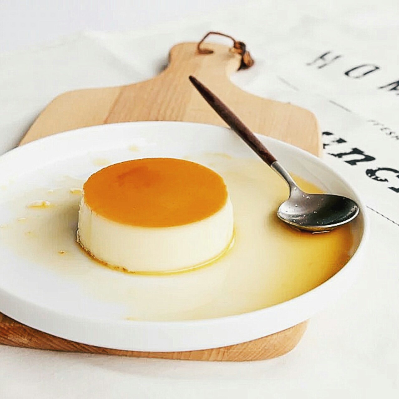 啊倩姑娘做的焦糖布丁