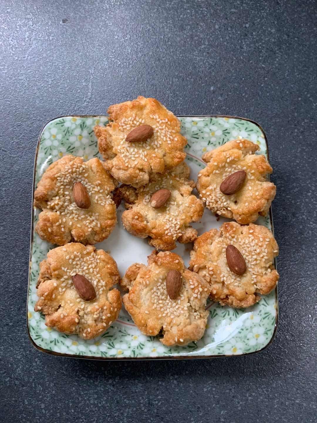 儿时记忆杏仁酥饼【简单快手】