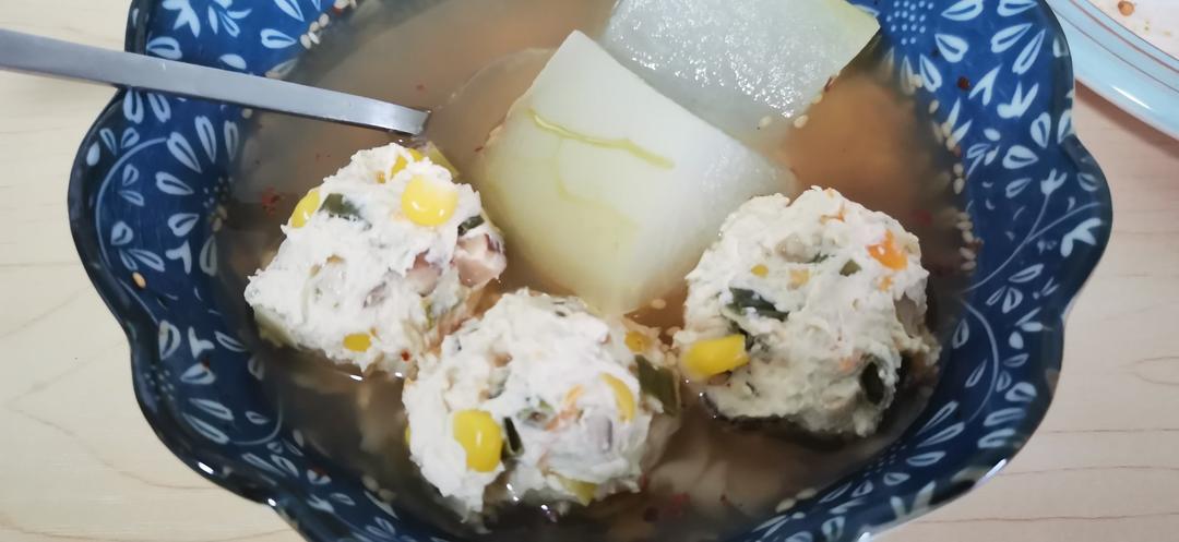 无淀粉鸡胸肉丸子（好吃 不腥 减脂健身必备）