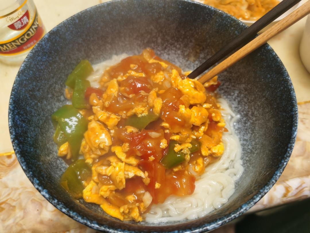 番茄鸡蛋打卤面