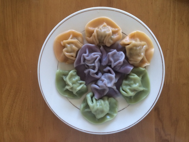 五彩水饺