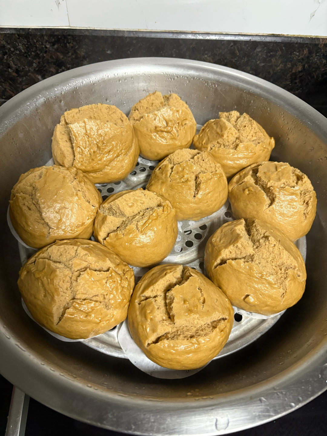 红糖自然开花馒头❗️按步骤来必定成功(ง•̀_•́)ง想偷懒不行哦