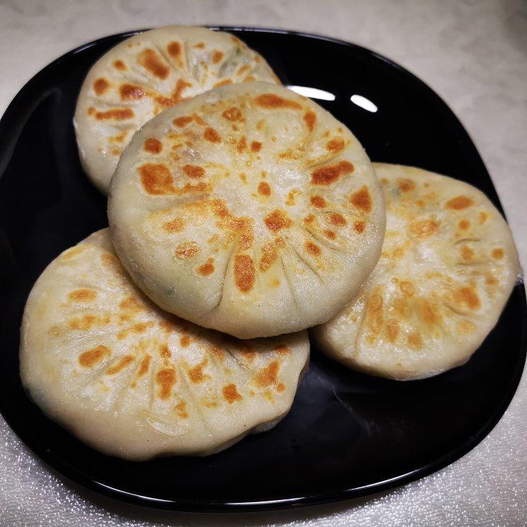 星尘_kqhf做的不揉面,不发面皮薄馅多三鲜馅饼