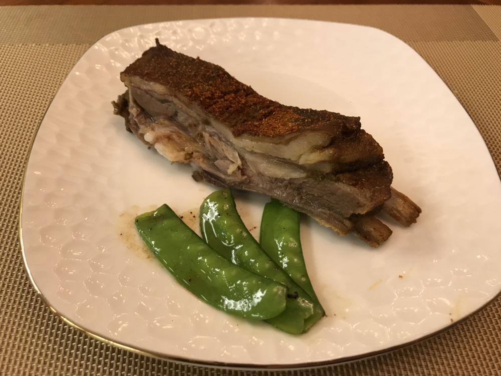 家庭烤箱烤羊排
