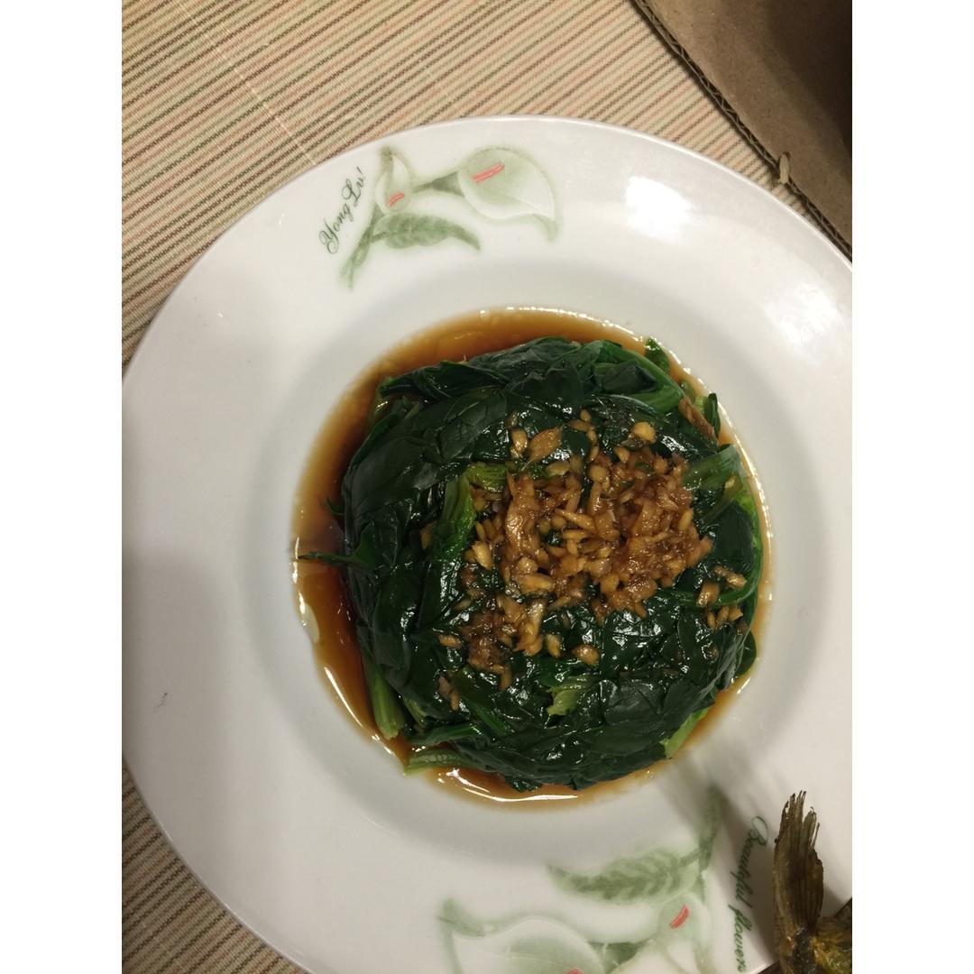 姜汁菠菜