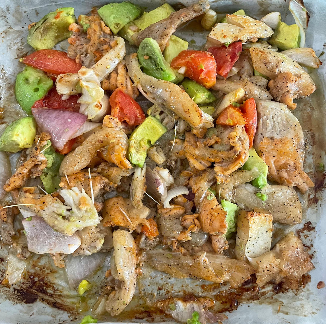 生酮友好的香烤三文鱼腩