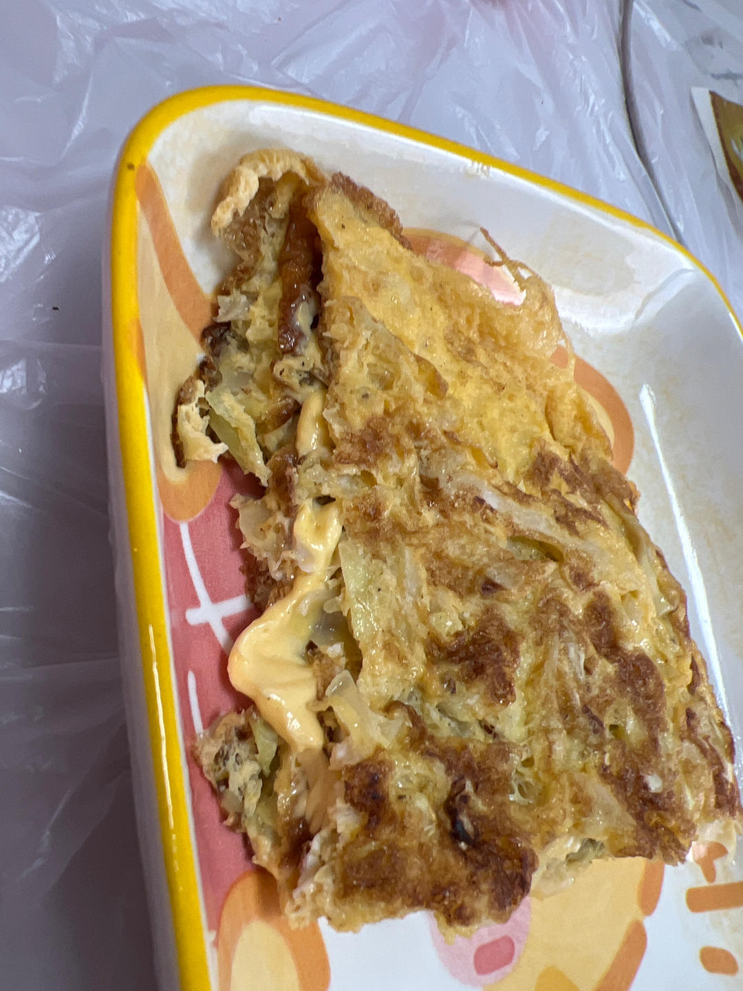 无需烤箱.一口锅轻松做出.爆酱芝士鸡蛋饼🌮
