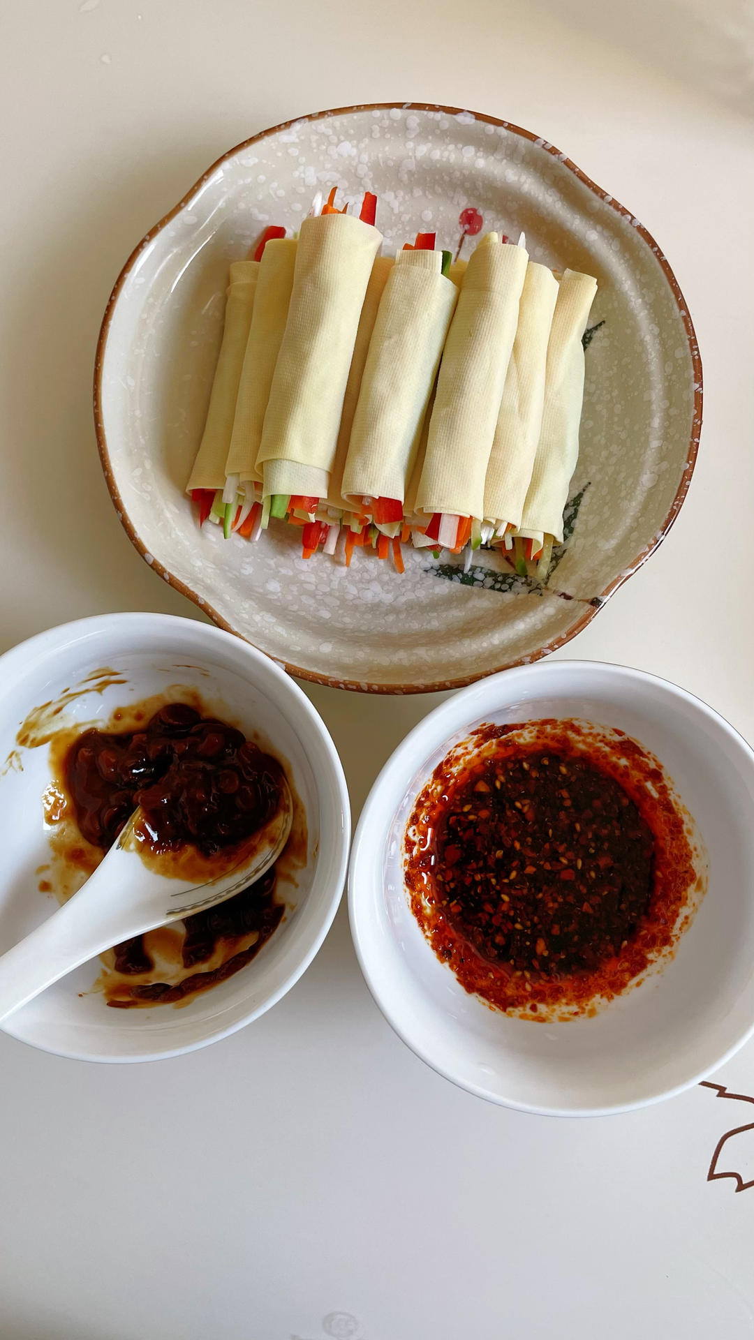 豆皮蘸酱彩蔬卷【葱伴侣ONLY酱版】