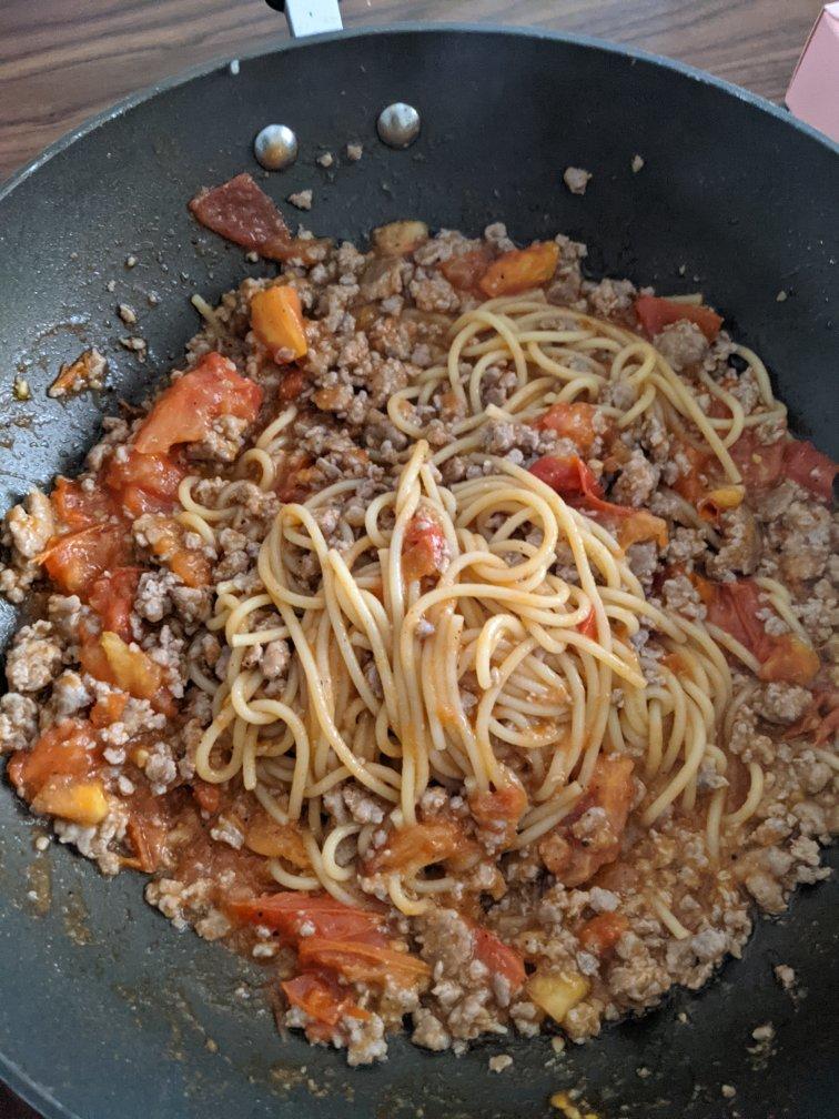 番茄肉酱意大利面