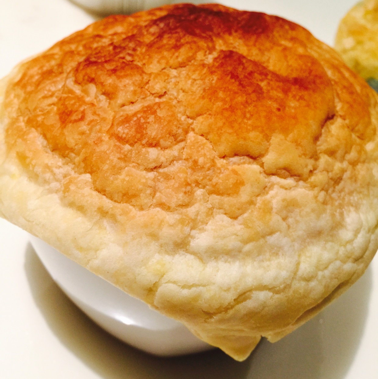 酥皮奶油蘑菇鸡汤