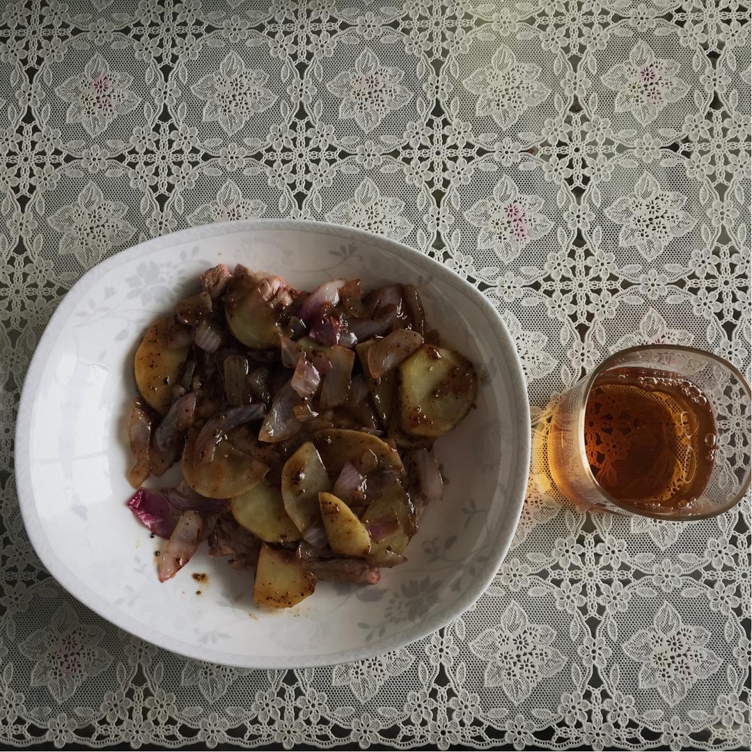 黑椒眼肉牛排（平底锅煎）