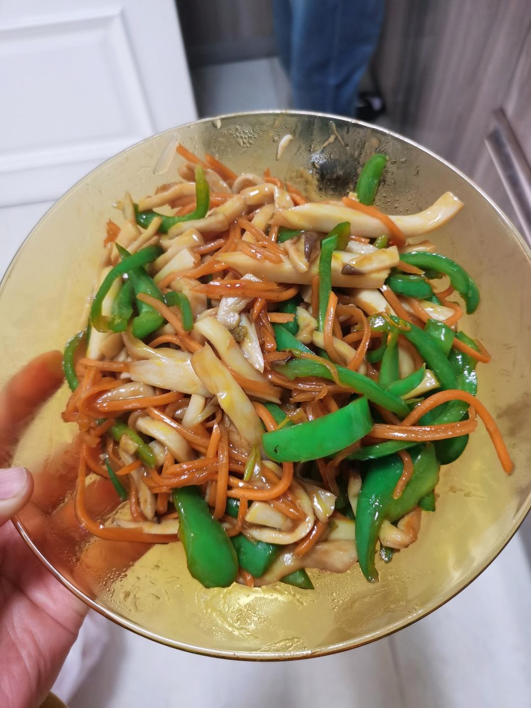 小炒杏鲍菇