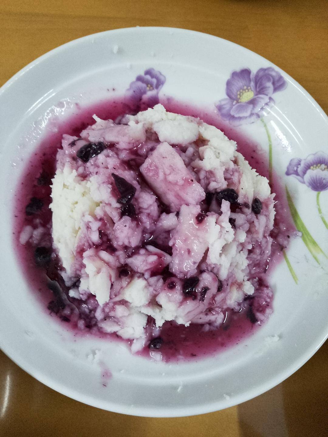 蓝莓山药泥