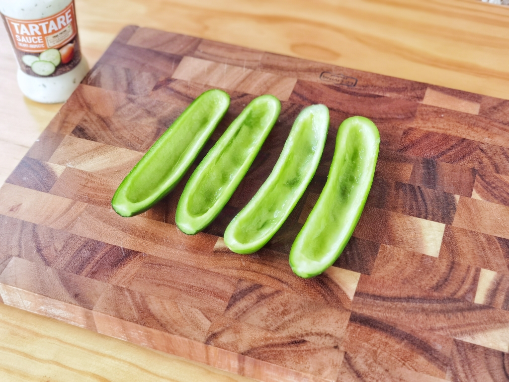 塔塔酱水果黄瓜沙拉｜低脂餐的做法 步骤3