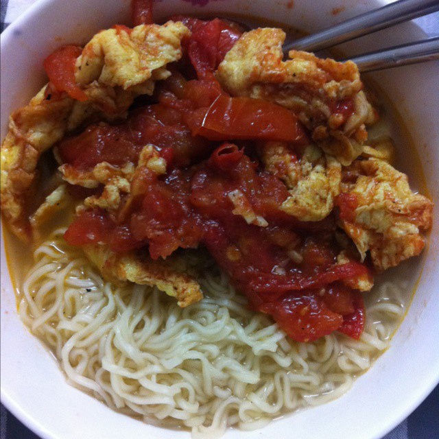 西红柿鸡蛋面