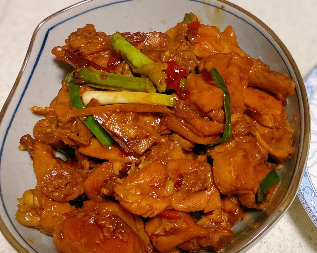 老菜新吃-麻辣咸鸡的做法