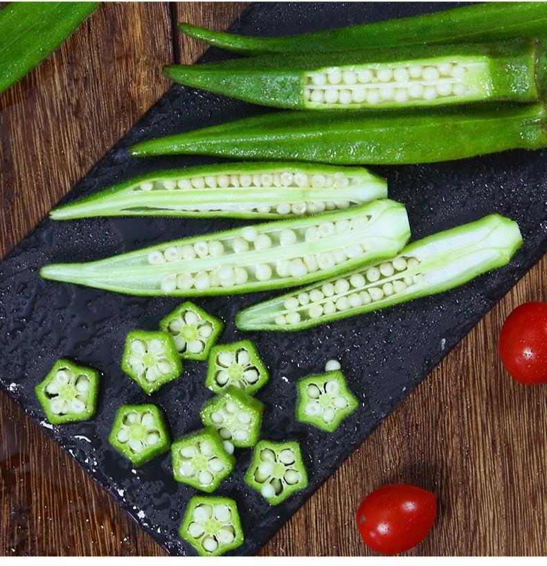 白灼秋葵（凉拌）