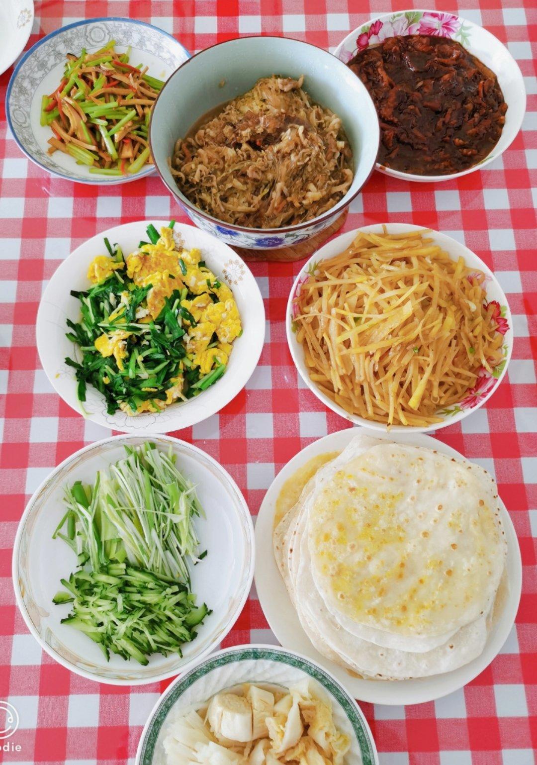 全手工春饼