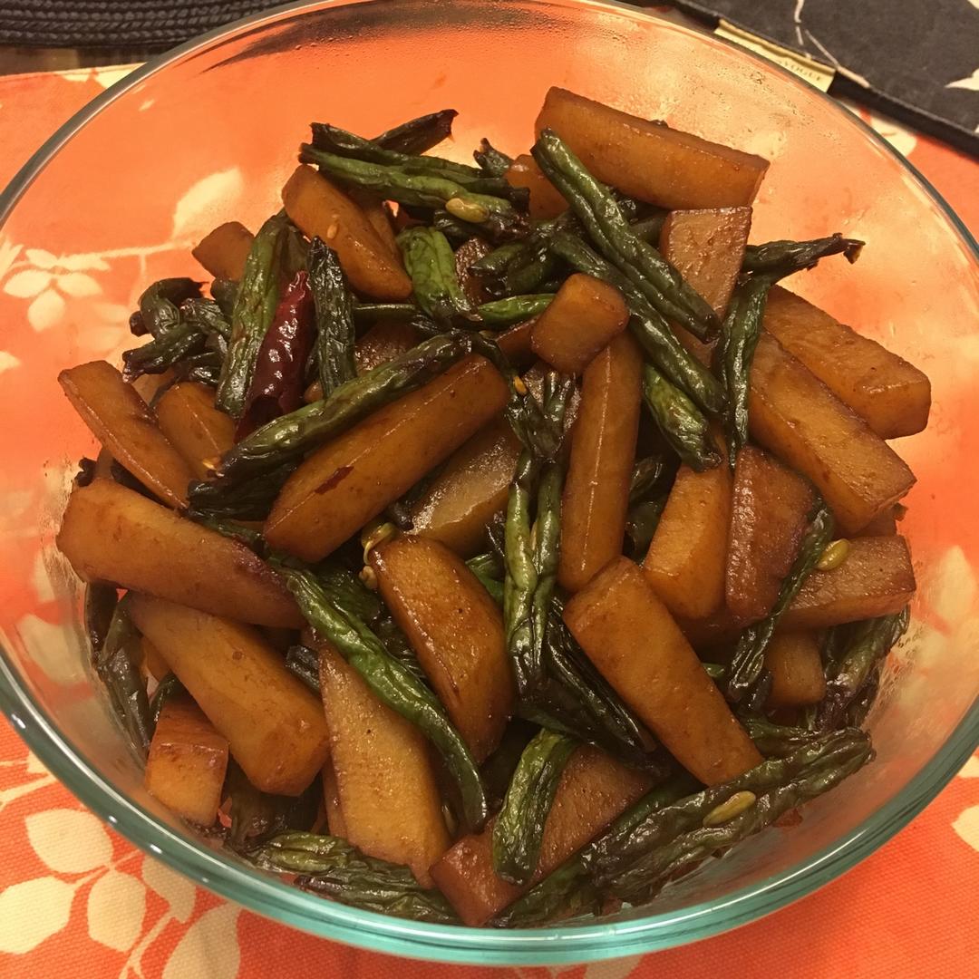 刀豆烧土豆（家常版）