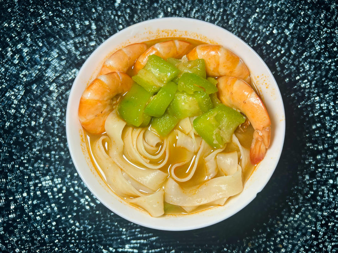 上汤虾仁丝瓜