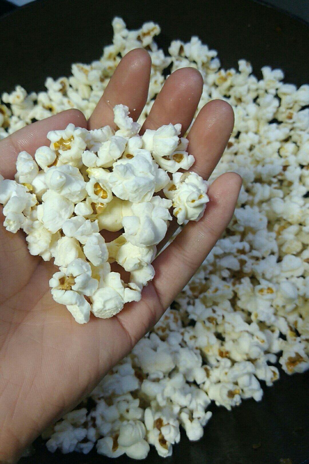 锅爆玉米花 lymmmmmmmm做的锅爆玉米花