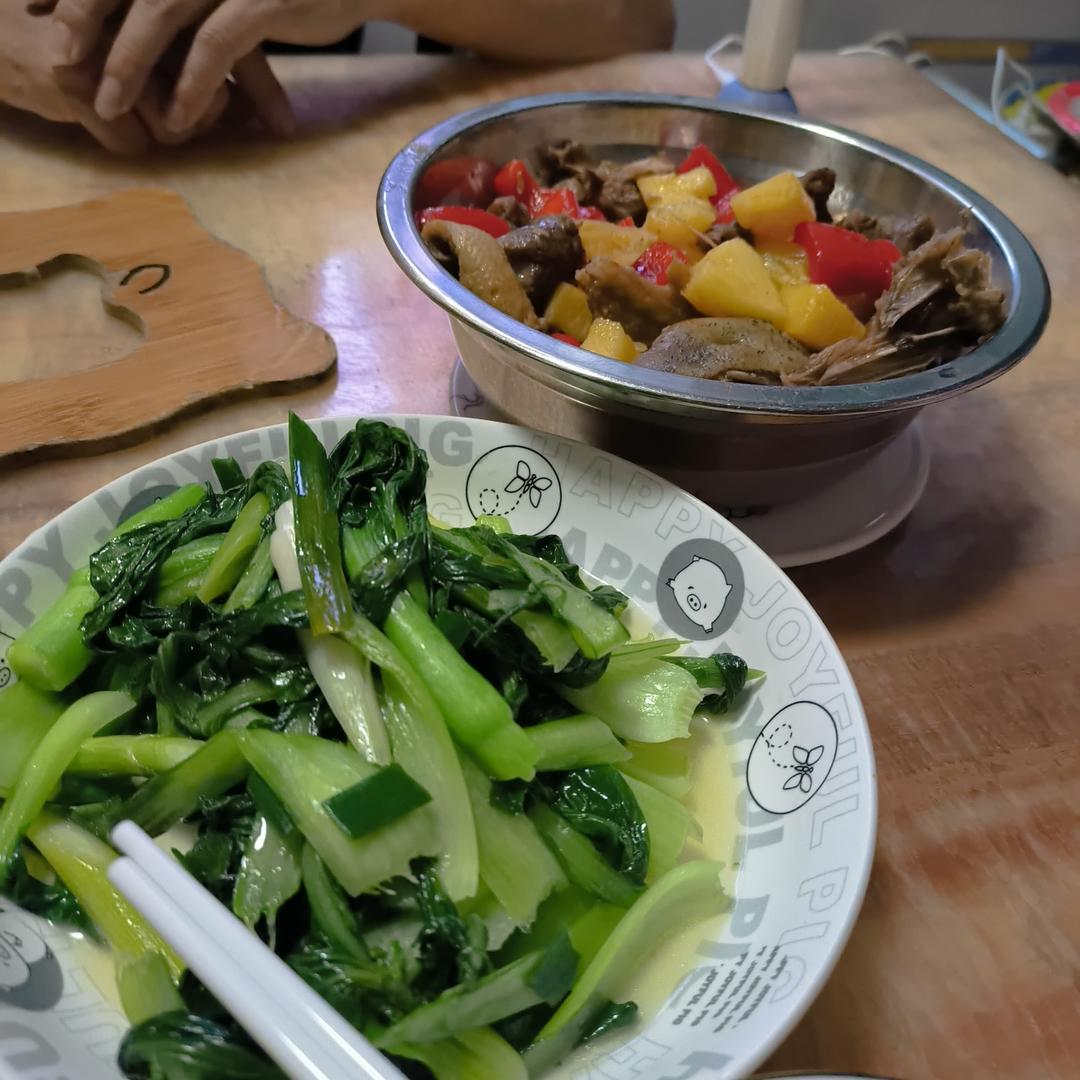 菠萝鸭，夏季家常菜