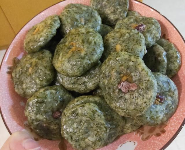 ☔清明时节雨纷纷~纯素艾糍,咸甜两味的做法