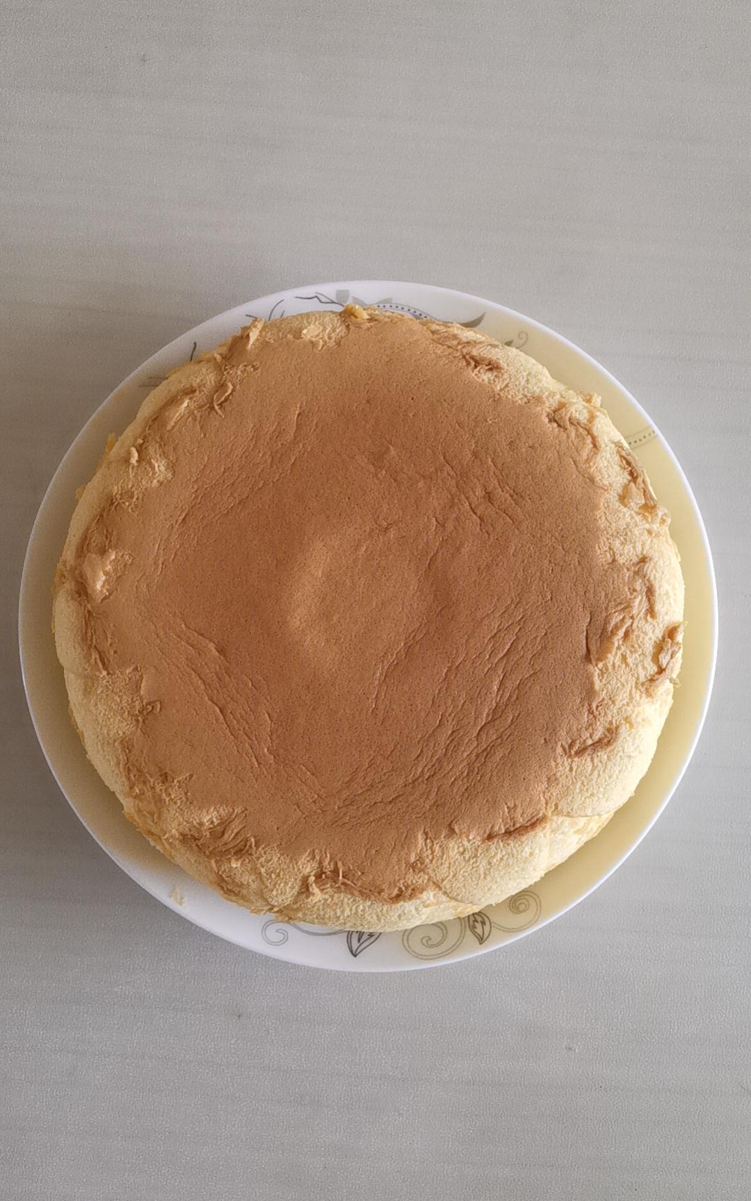 8寸戚风蛋糕（完美不开裂）