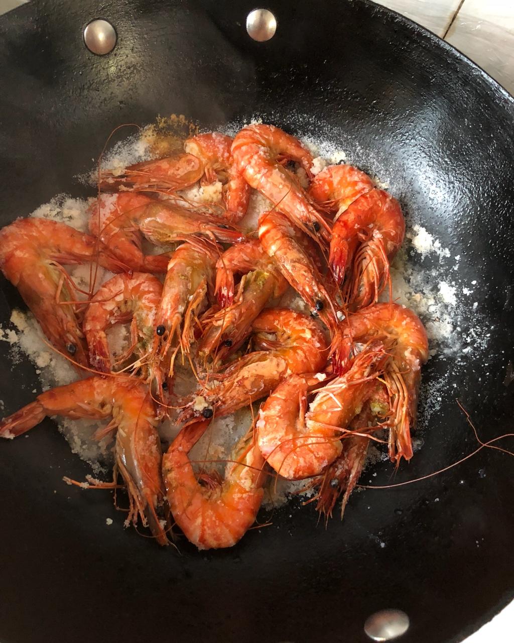 蒜香盐焗虾