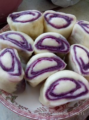 紫薯馒头的做法 步骤7