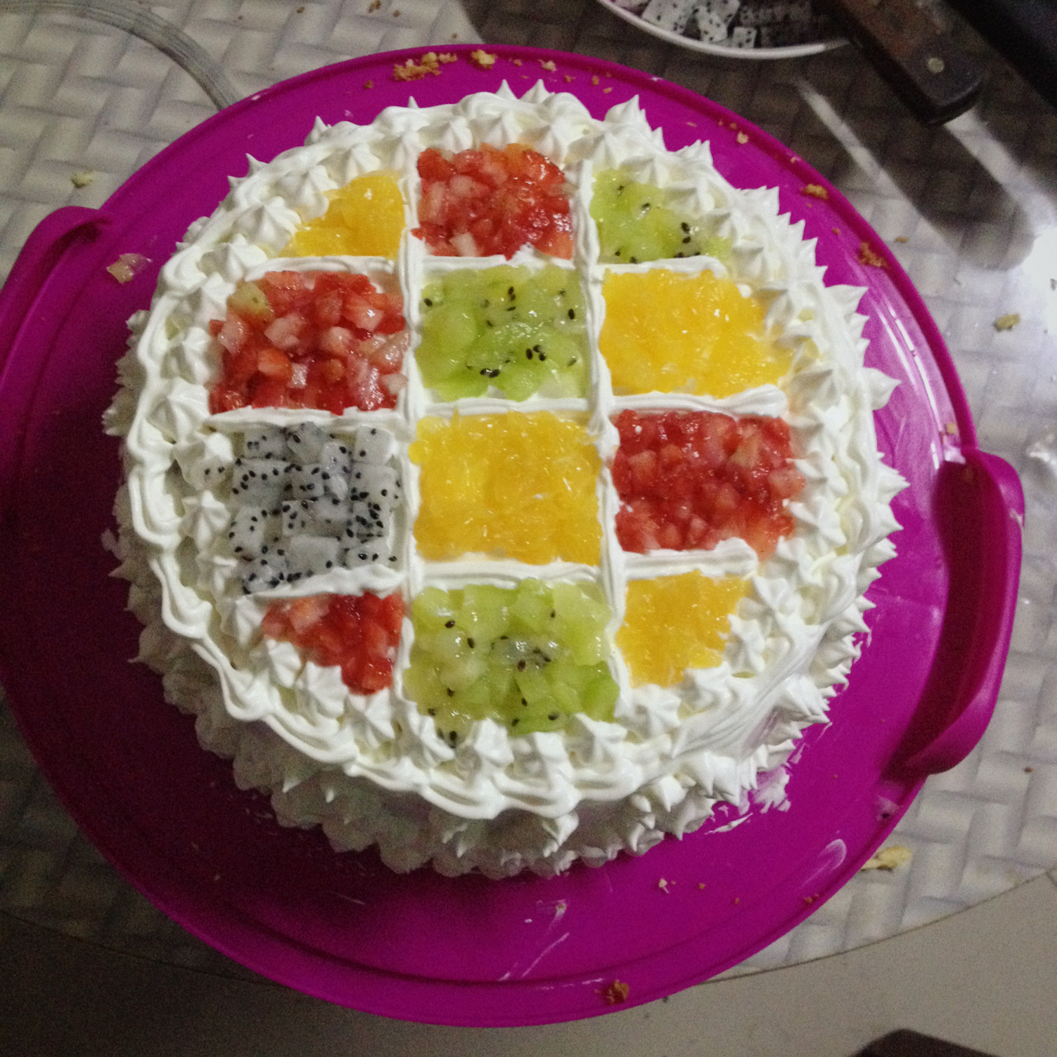 奶油水果小清新蛋糕（6寸）