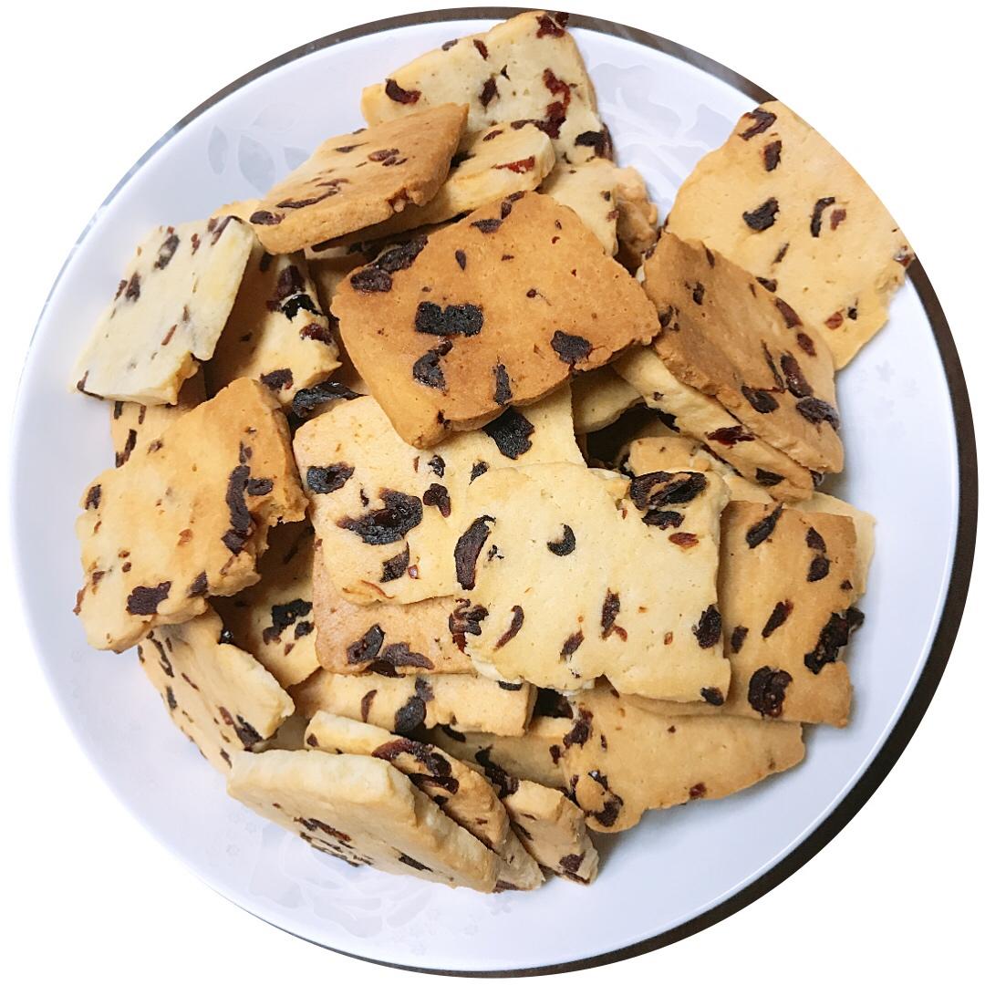 低糖少油版蔓越莓饼干