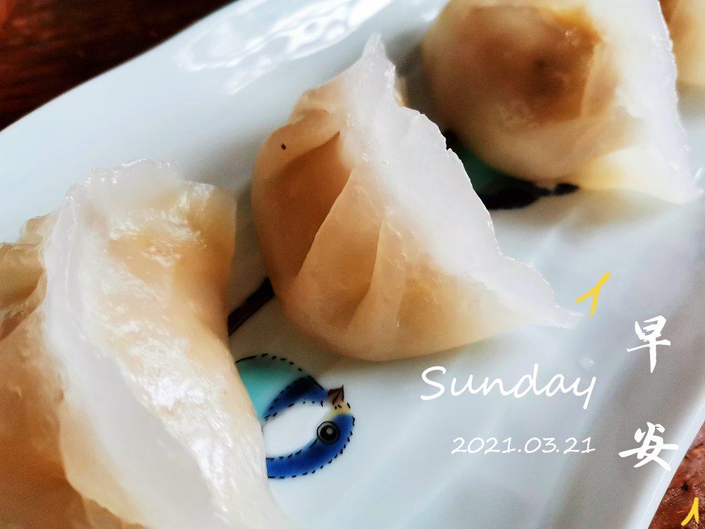 鲜虾青菜水晶饺【曼食慢语】